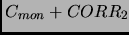 $ C_{mon}+CORR_2$